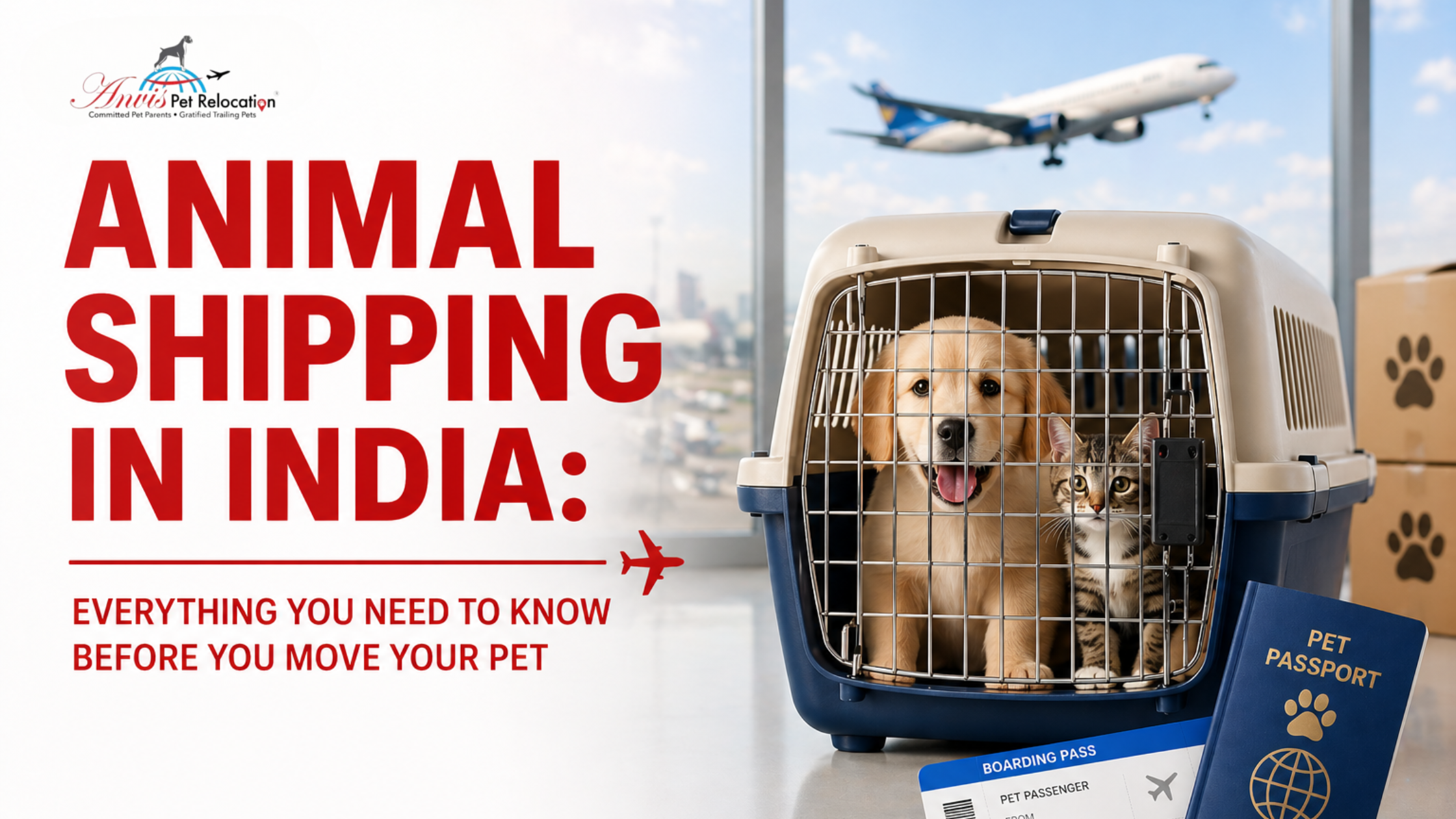 Animal Shipping in India: Everything You Need to Know Before You Move Your Pet